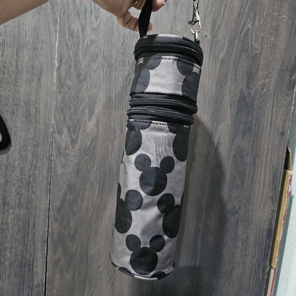 'Disney Baby' MICKEY Print Baby Bottle & Snack Holder
